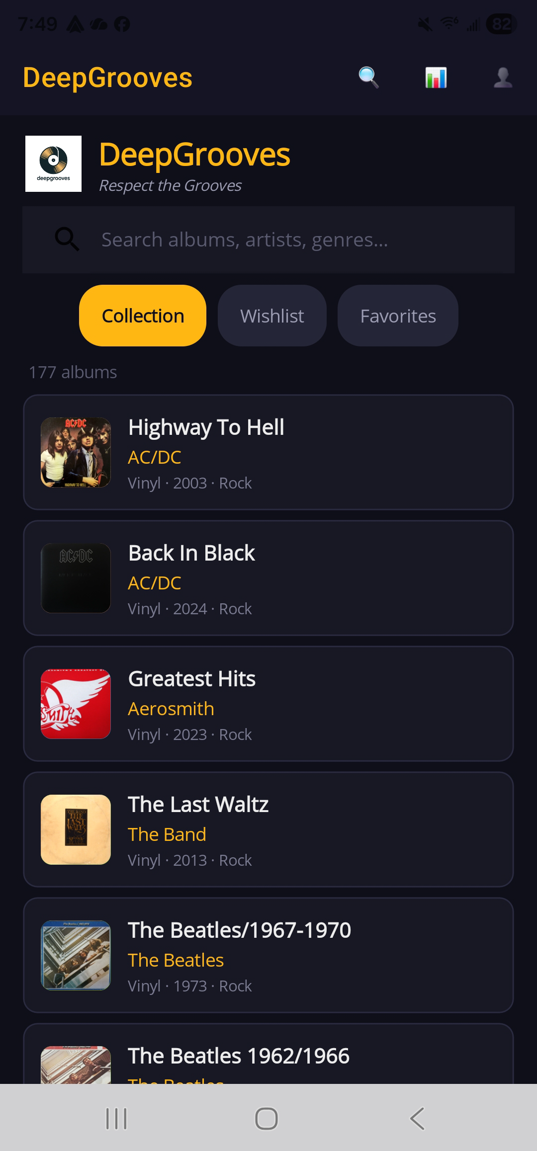 DeepGrooves mobile collection